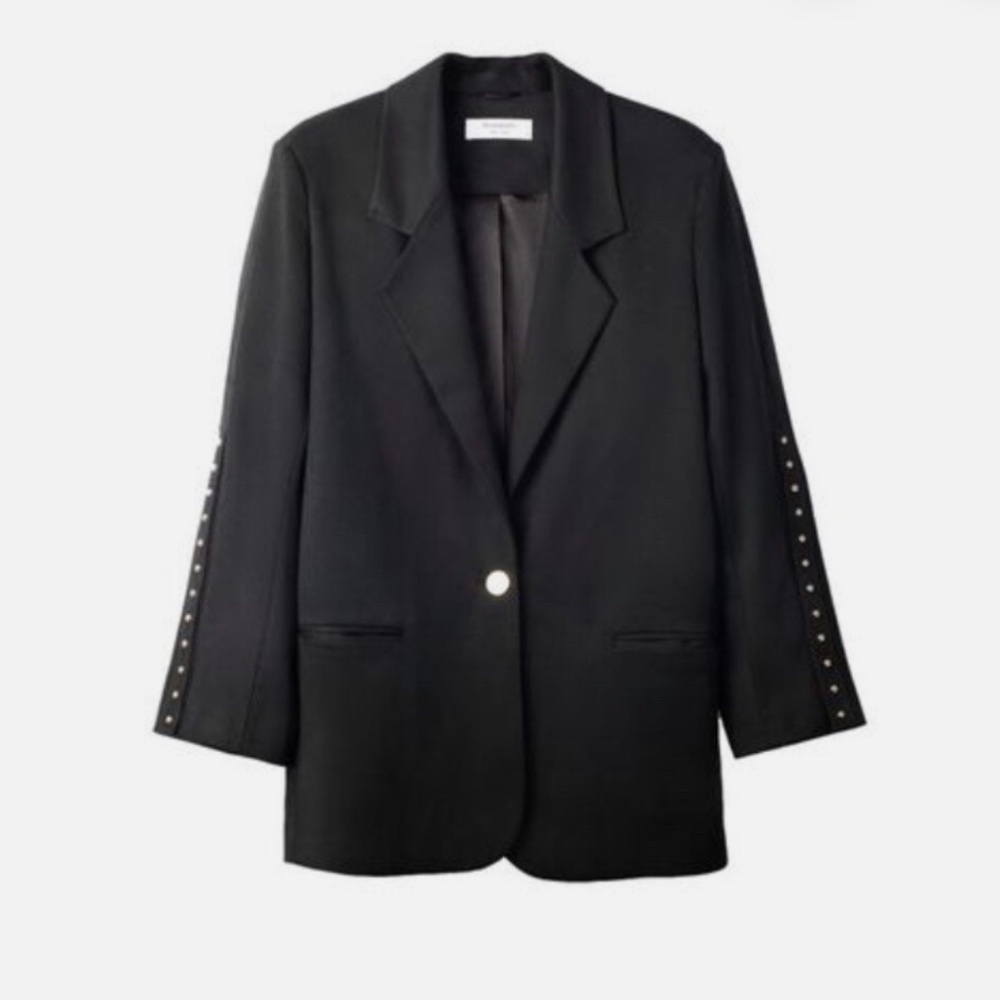Vivienne Hu New York Black Jacket with Gold Buttons New size 8